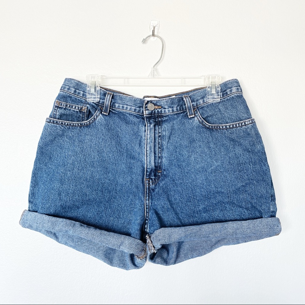 Vintage Calvin Klein Medium Wash Denim High Waisted Jean Mom Short